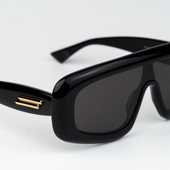 Bottega Veneta Women Sunglasses Black Shield BV1281S 001 BRAND NEW main image 13